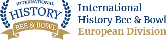 The International History Bee and Bowl – European Division Logo
