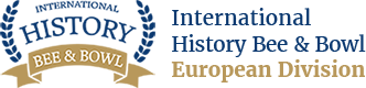 The International History Bee and Bowl – European Division Logo